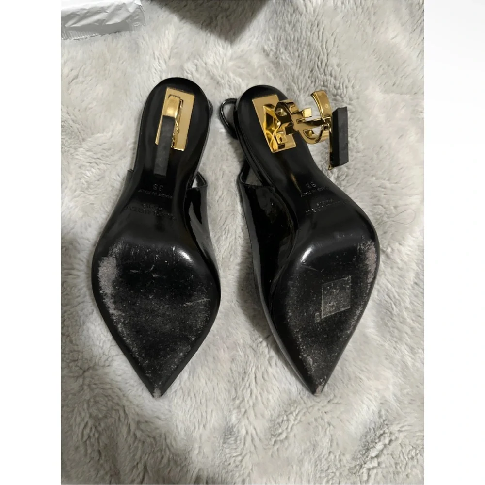 100% Authentic Saint Laurent Opyum Patent Leather Heels - Picture 5 of 10